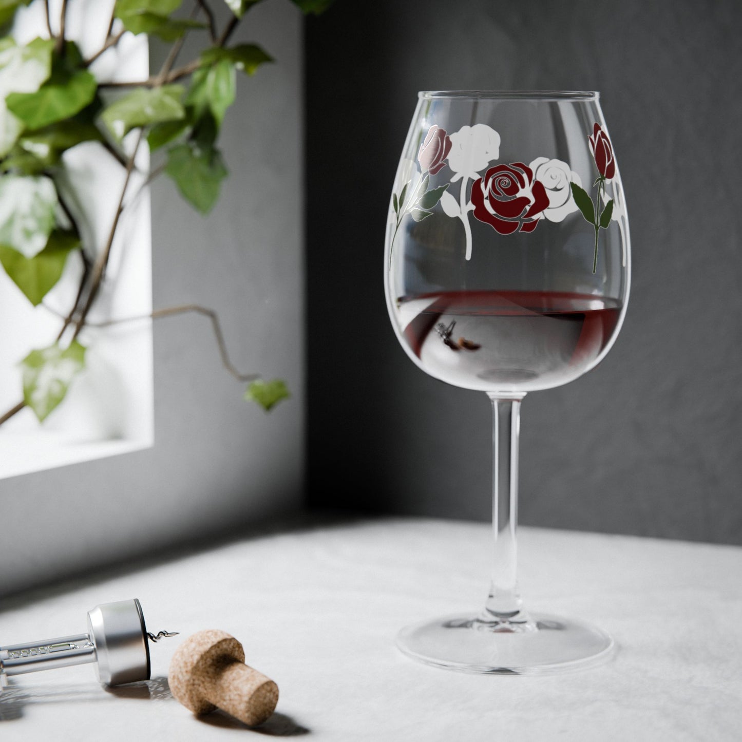 A Rose is still Wine Glass