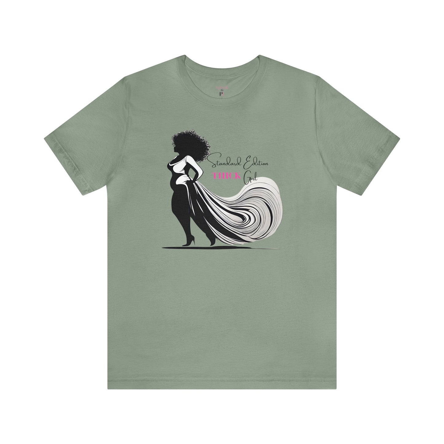 Standard Edition Thick Girl - Sage / L - T-Shirt