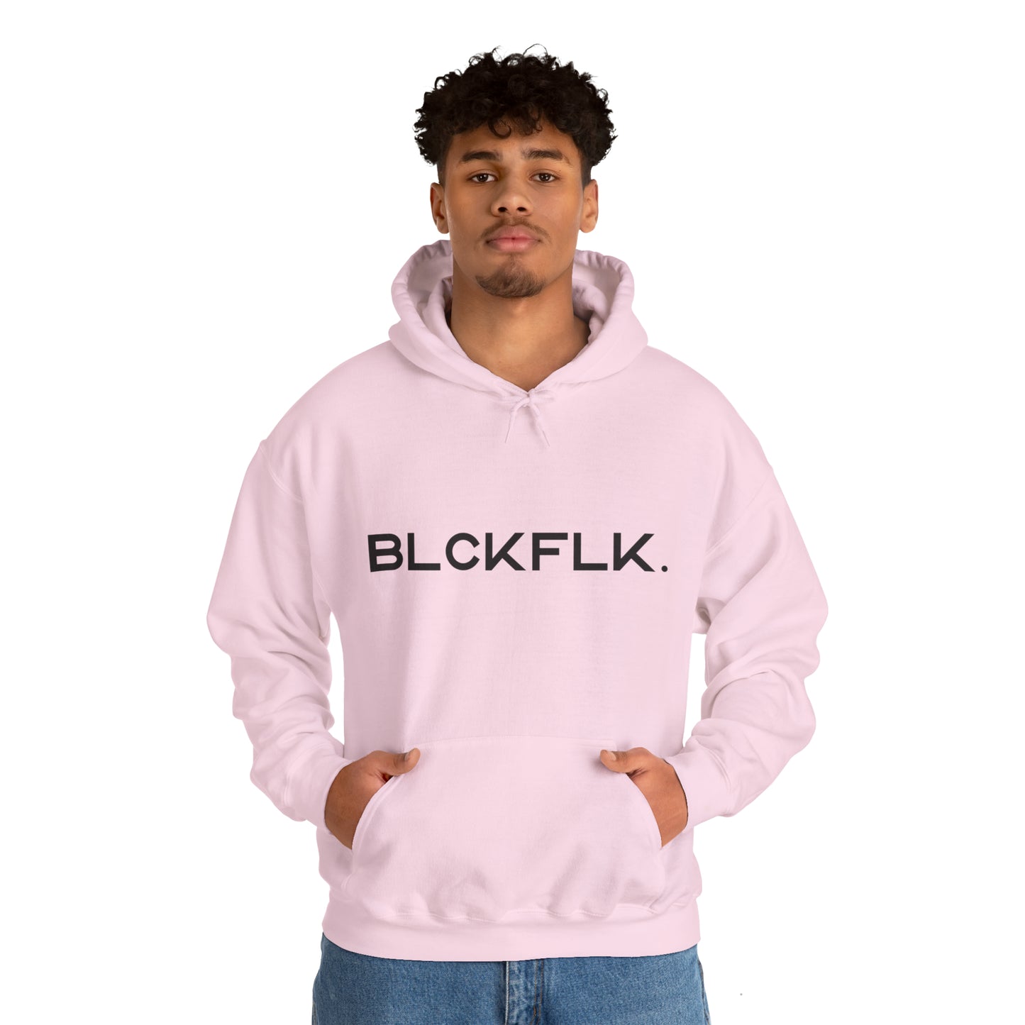 Unisex BLCKFLK™ Hooded Sweatshirt - Light Pink / S - Hoodie