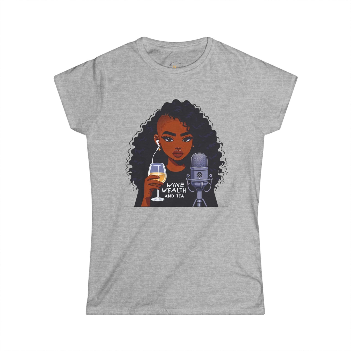 Wine, Wealth, and Tea Women's Tee