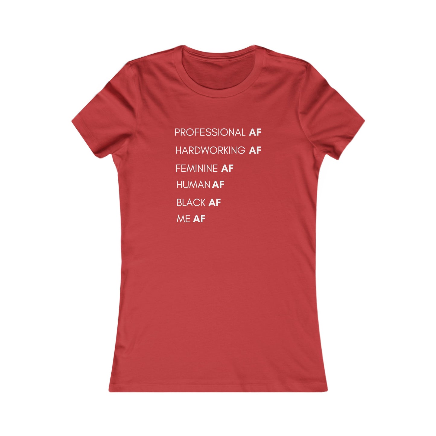 ME AF - S / Red - T-Shirt