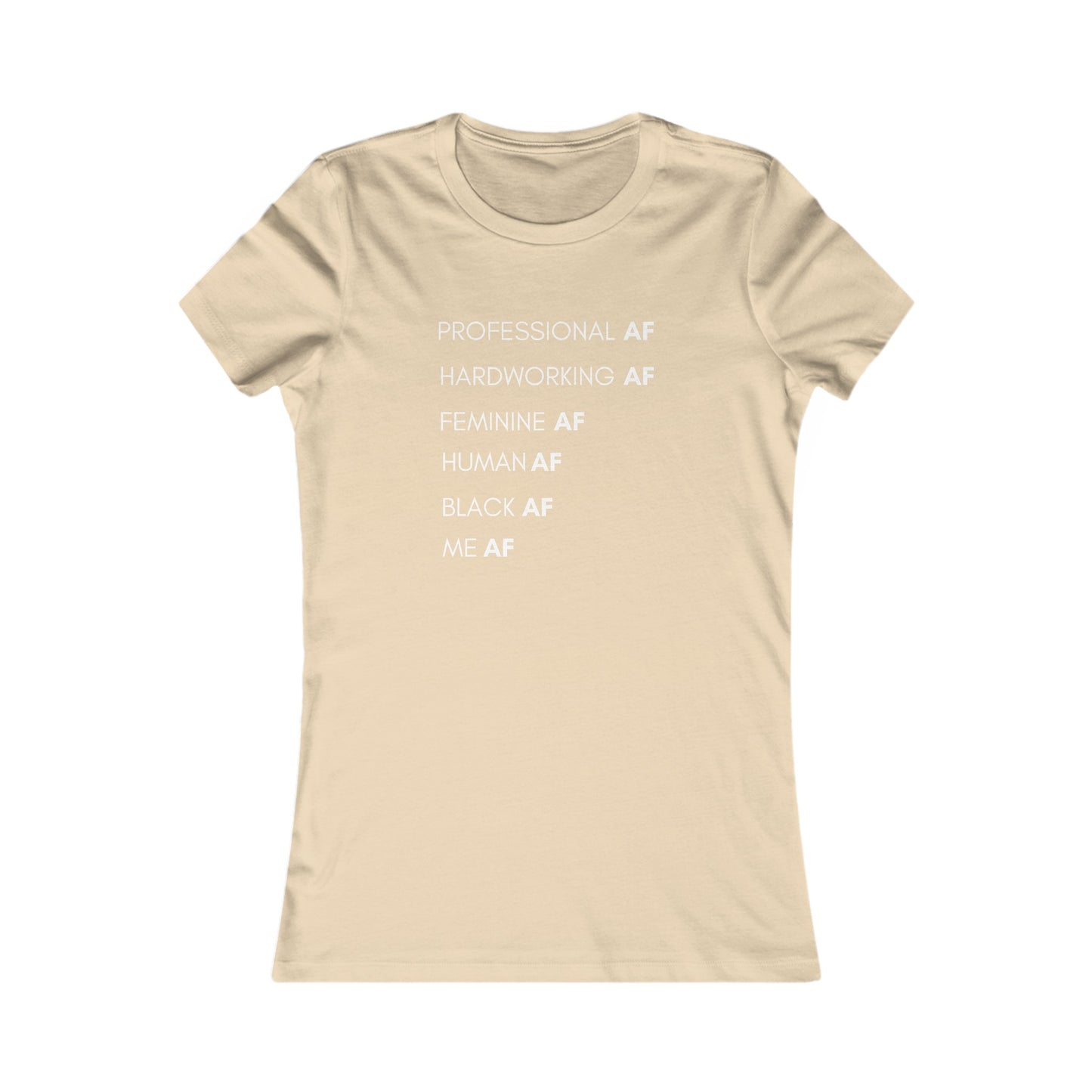 ME AF - S / Soft Cream - T-Shirt