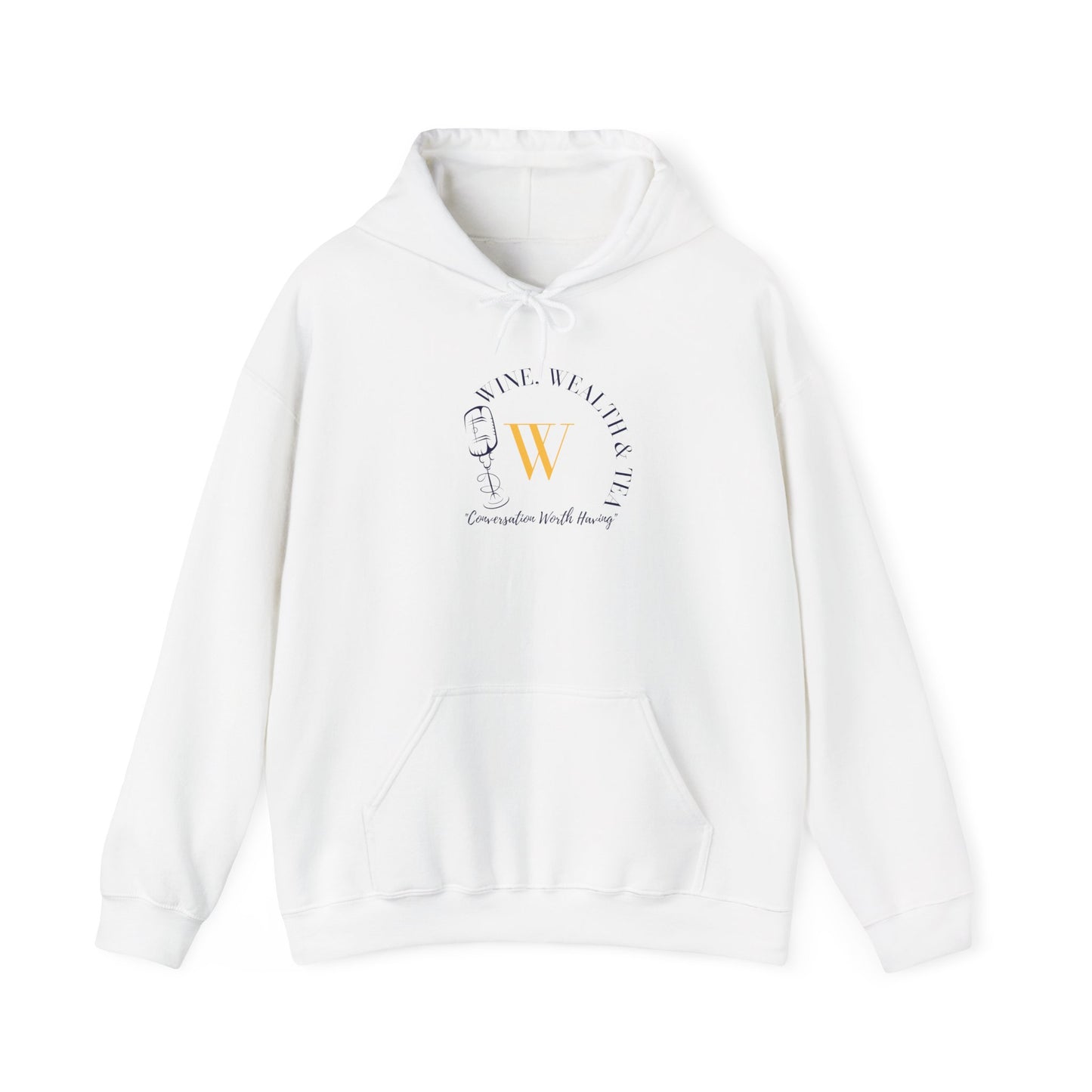 WWT Logo Hoodie - S / White - Hoodie