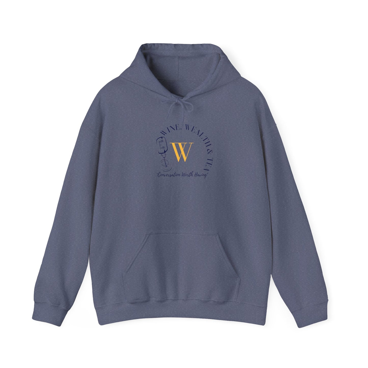 WWT Logo Hoodie - S / Heather Navy - Hoodie