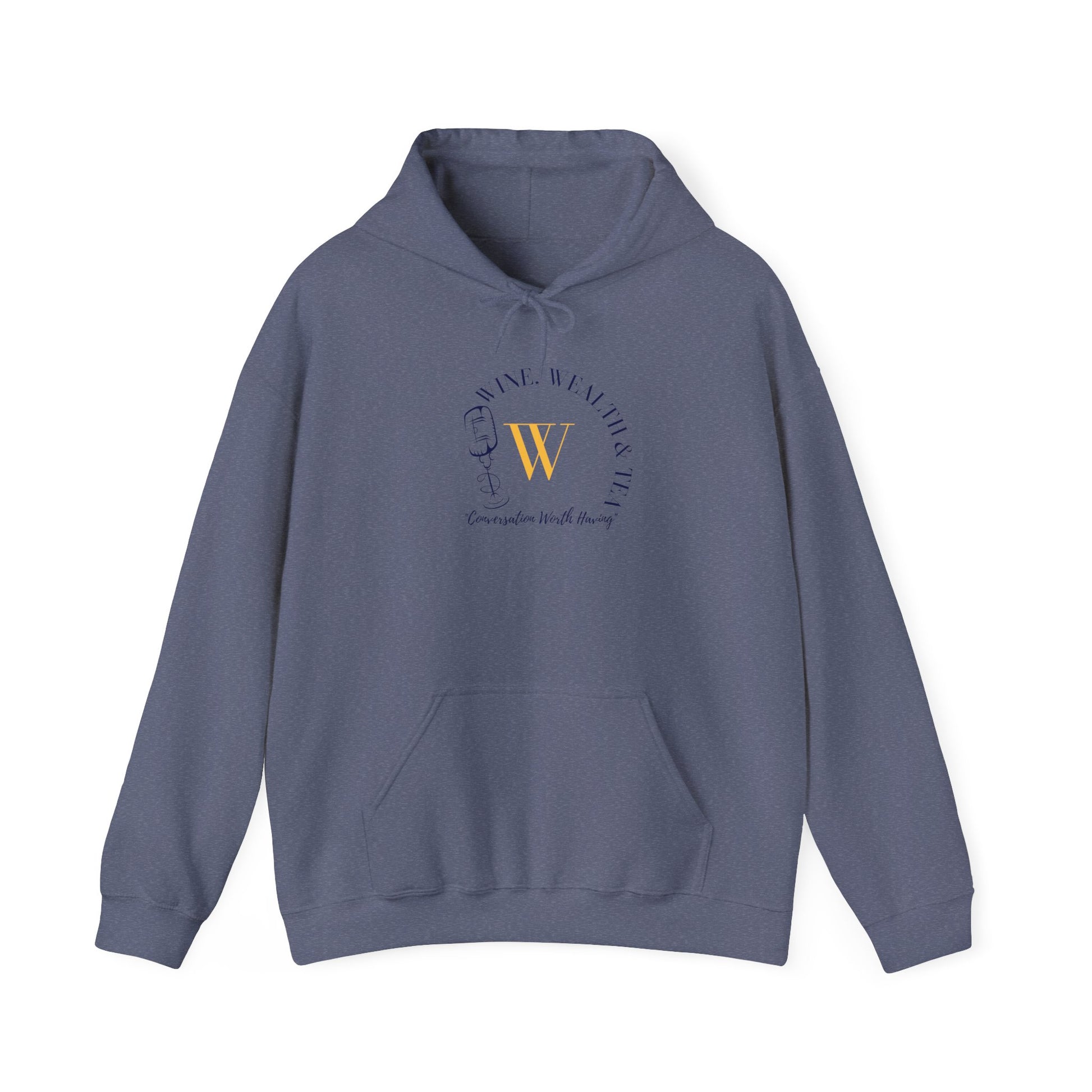 WWT Logo Hoodie - S / Heather Navy - Hoodie