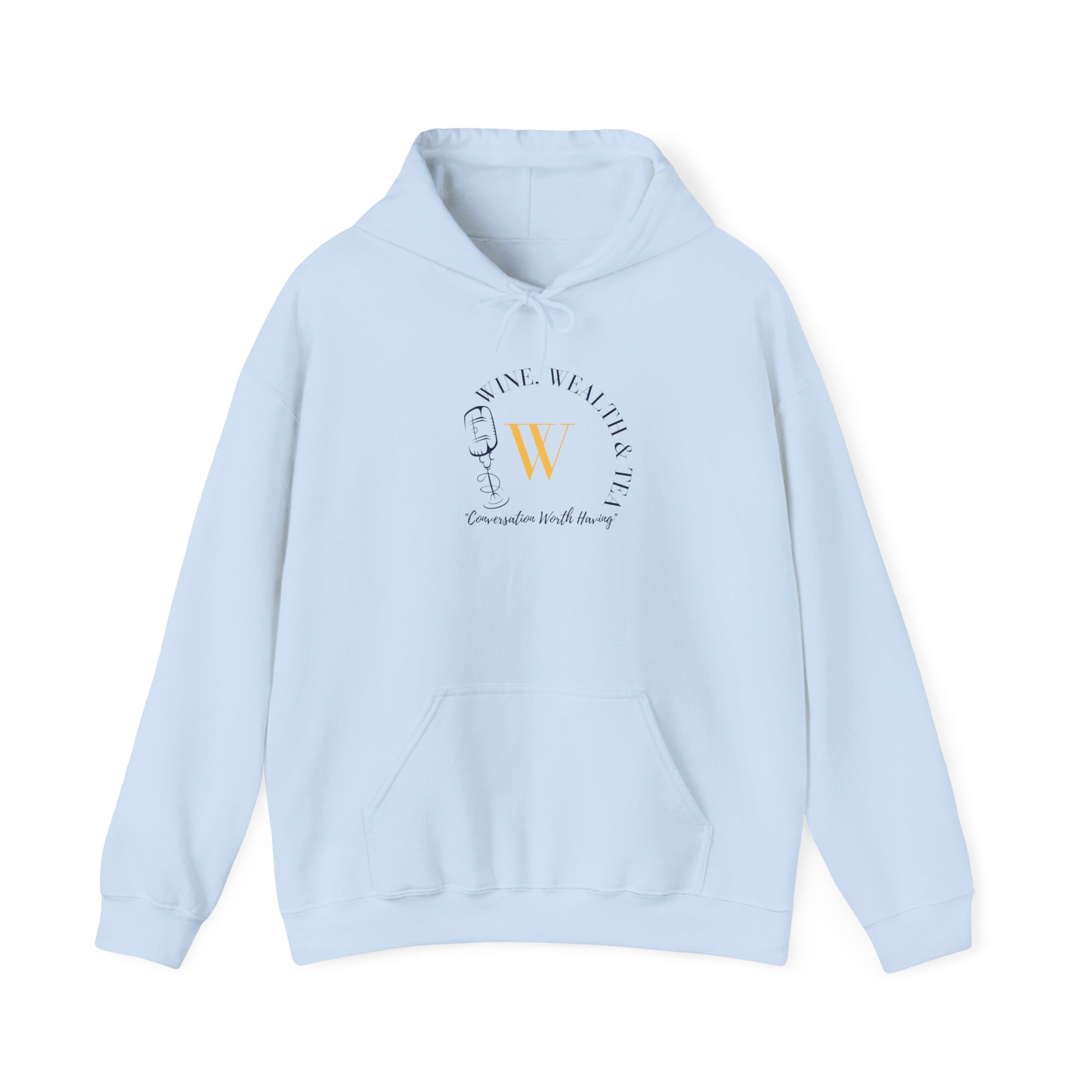 WWT Logo Hoodie - S / Light Blue - Hoodie