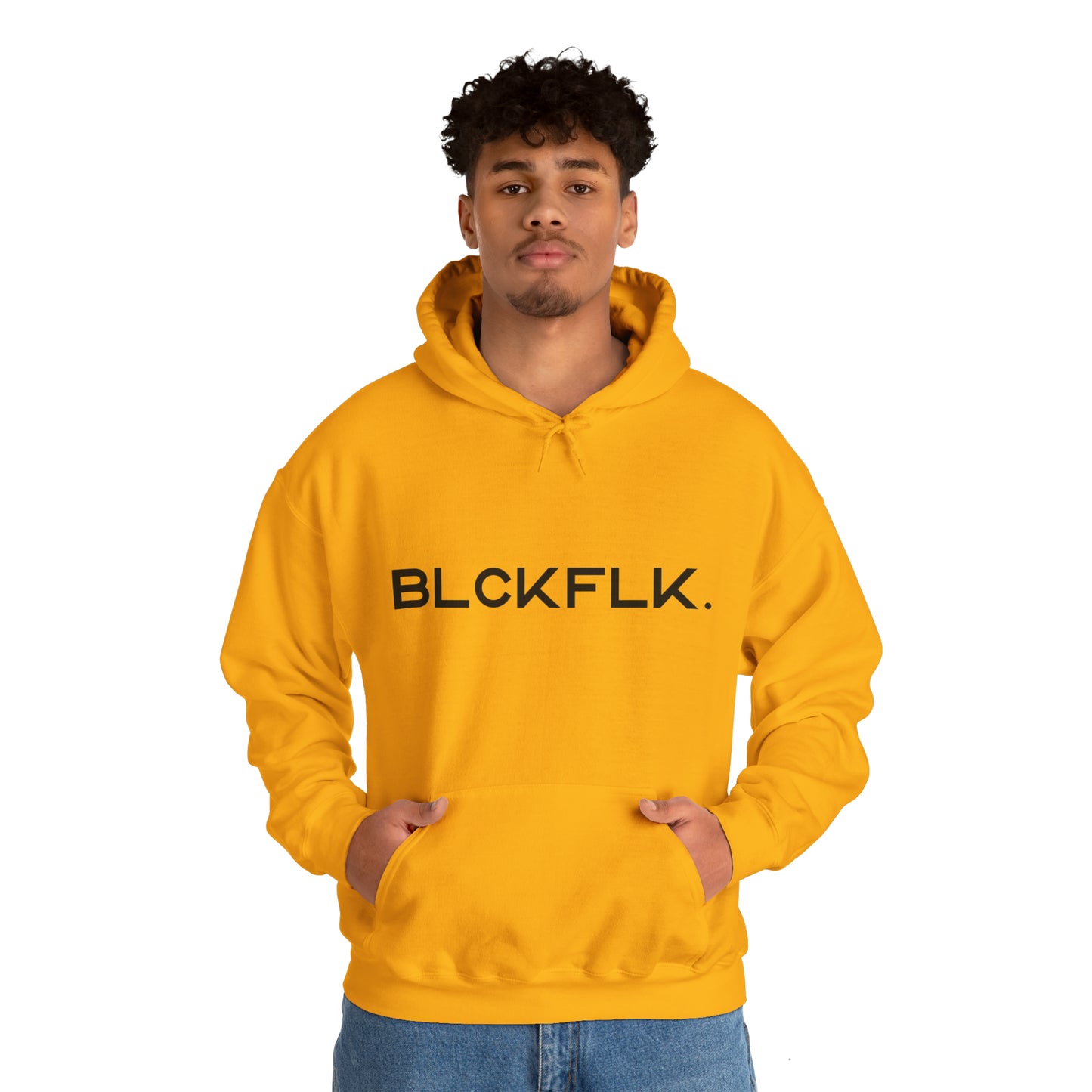 Unisex BLCKFLK™ Hooded Sweatshirt - Gold / S - Hoodie