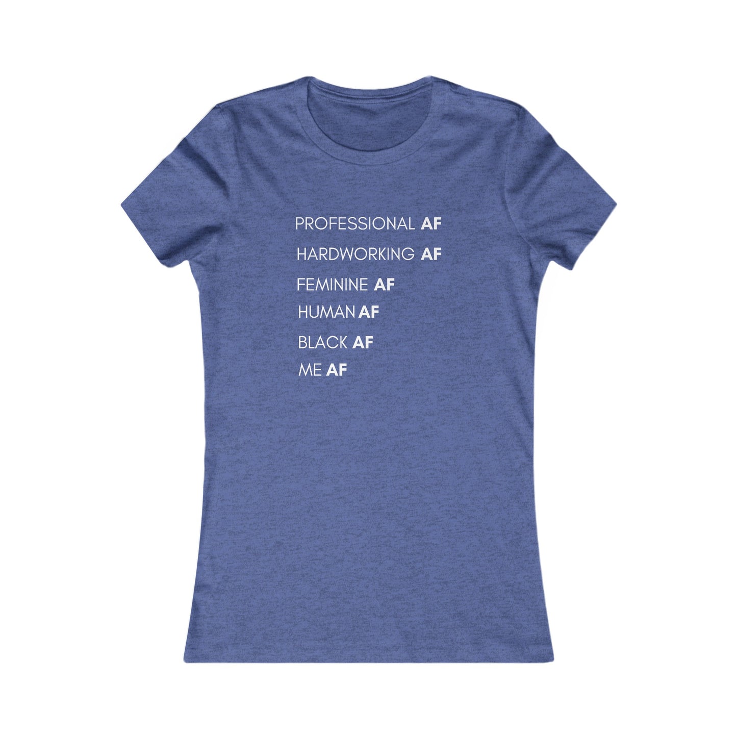 ME AF - S / Heather True Royal - T-Shirt