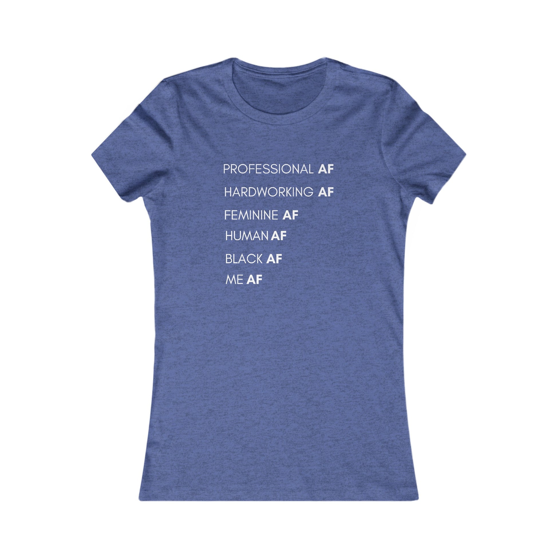 ME AF - S / Heather True Royal - T-Shirt