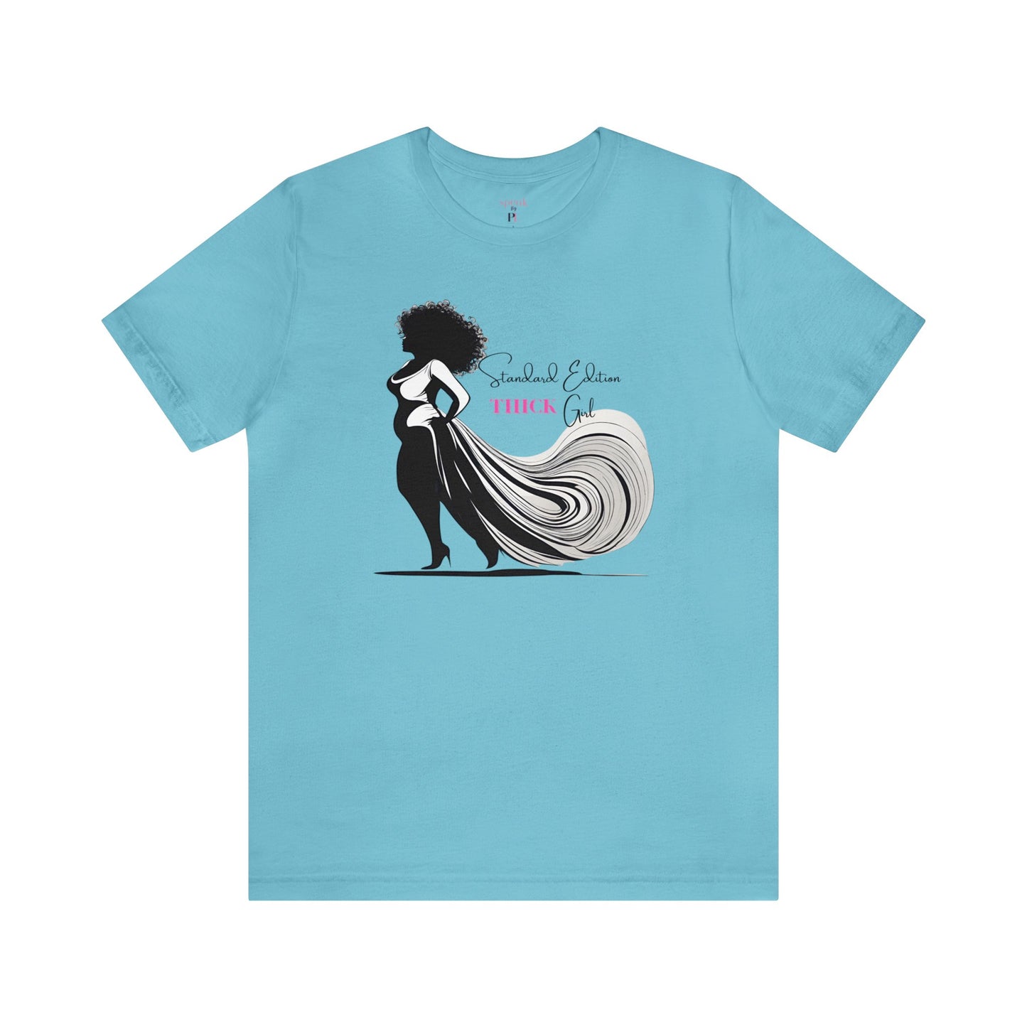 Standard Edition Thick Girl - Turquoise / L - T-Shirt