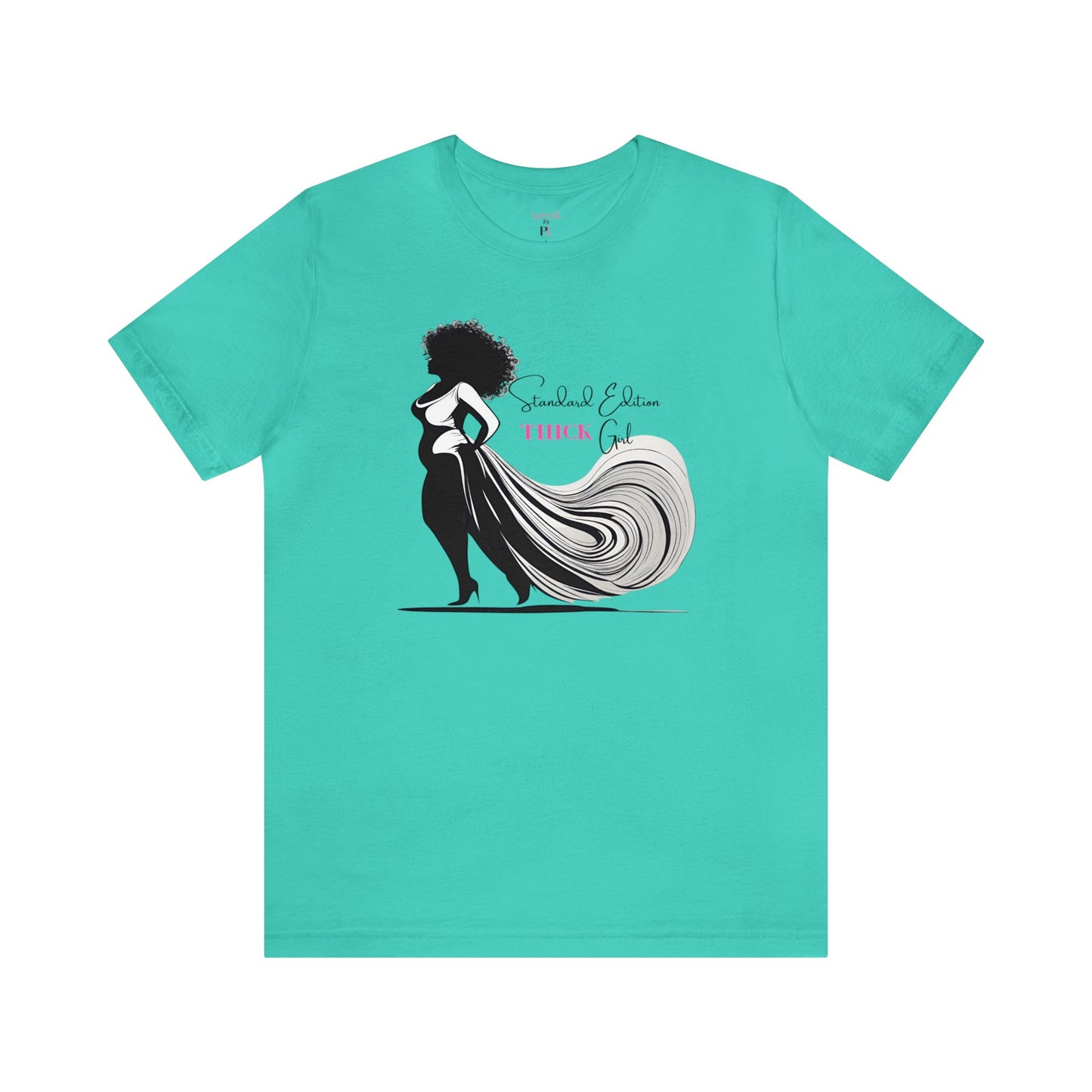 Standard Edition Thick Girl - Teal / L - T-Shirt