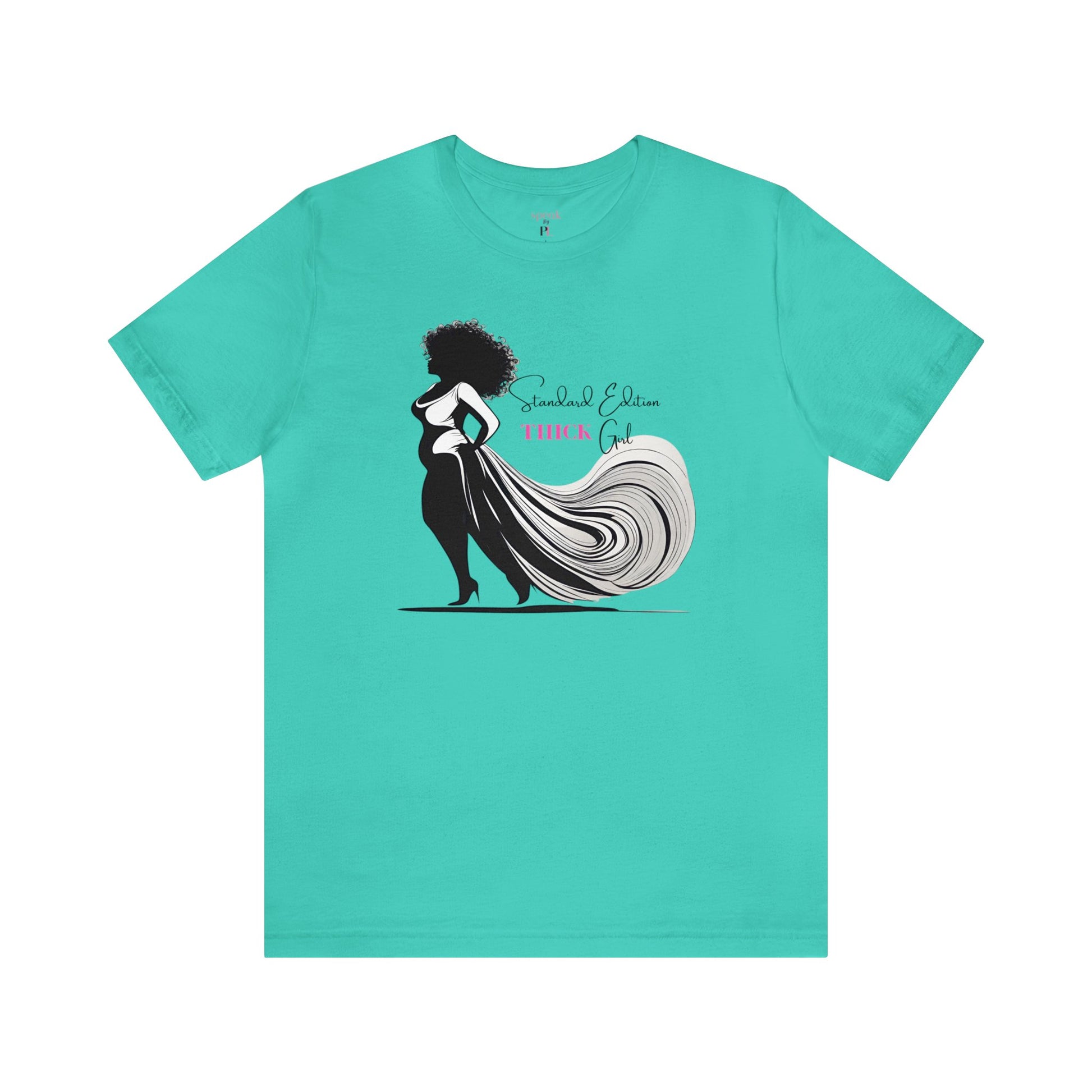 Standard Edition Thick Girl - Teal / L - T-Shirt