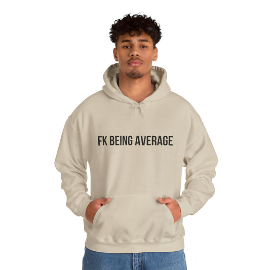 Unisex FKBEINGAVG™ Hooded Sweatshirt - Sand / S - Hoodie