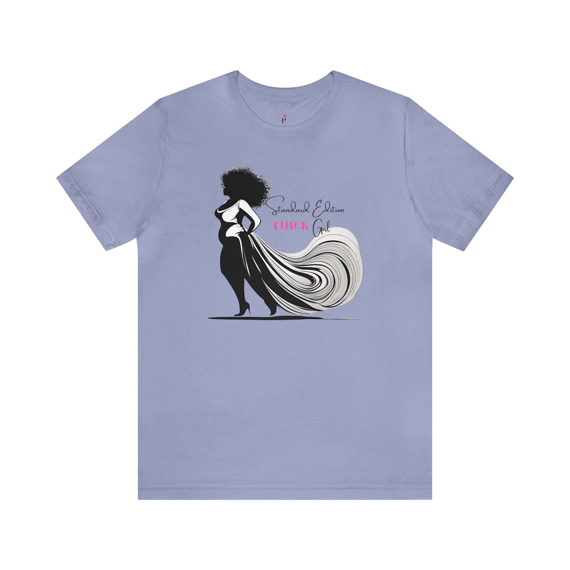 Standard Edition Thick Girl - Lavender Blue / L - T-Shirt